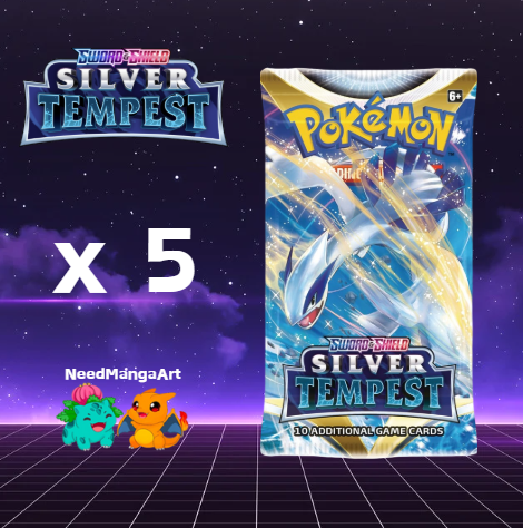 5X Silver Tempest Booster Packs