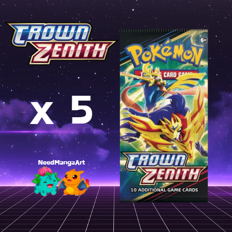 5X Crown Zenith Booster Packs