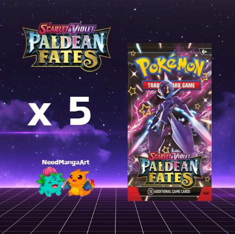 5X Paldean Fates Booster Packs