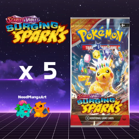 5X Surging Sparks Booster Packs